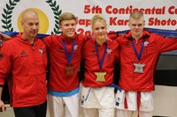 Karateklubi NÜKE tublid saavutused Jaapani Karate Shoto Föderatsiooni Continental Cup 2017 võistlusel Belgias, Hasseltis