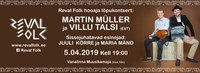Reval Folk hooaja lõpukontsert: Martin Müller ja Villu Talsi