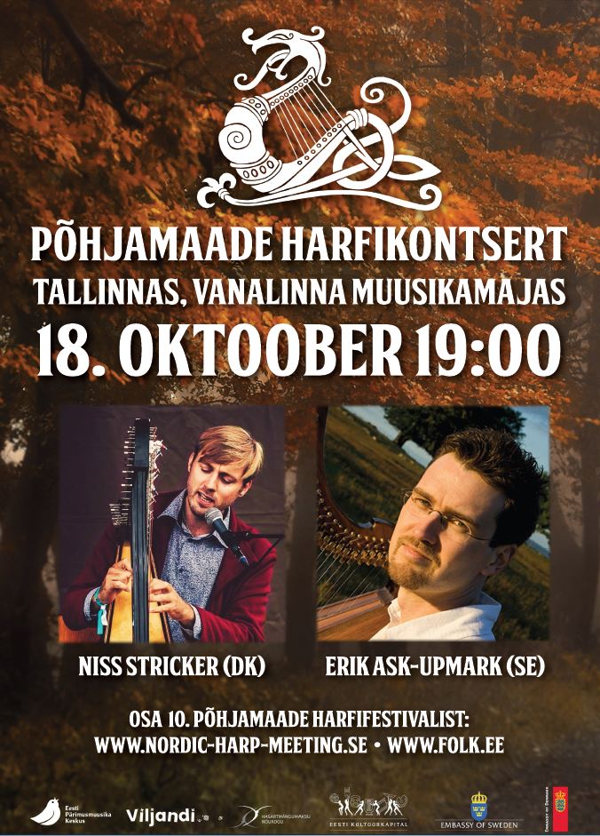 Taani ja Rootsi harfimängijad Muusikamajas
